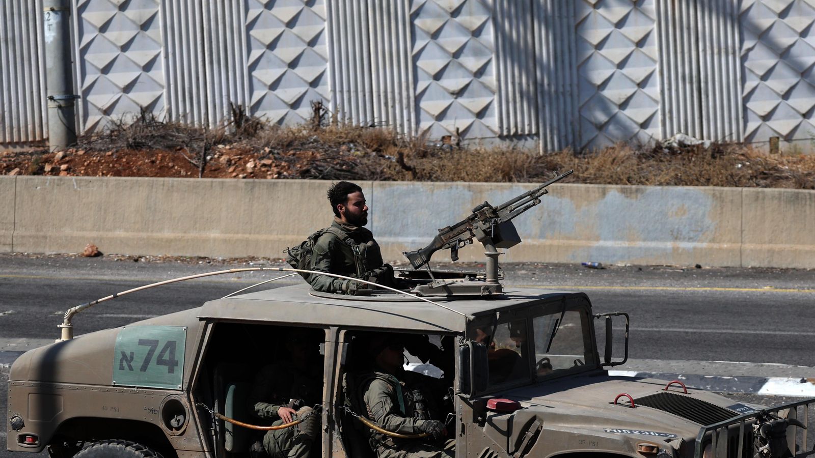 Soldats israelians en els voltants de la frontera amb el Líban