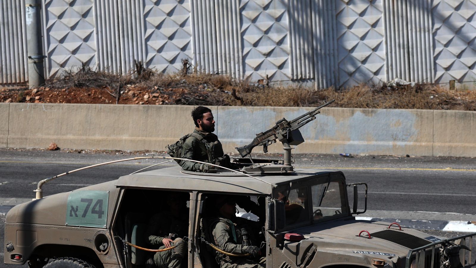 Soldats israelians en els voltants de la frontera amb el Líban