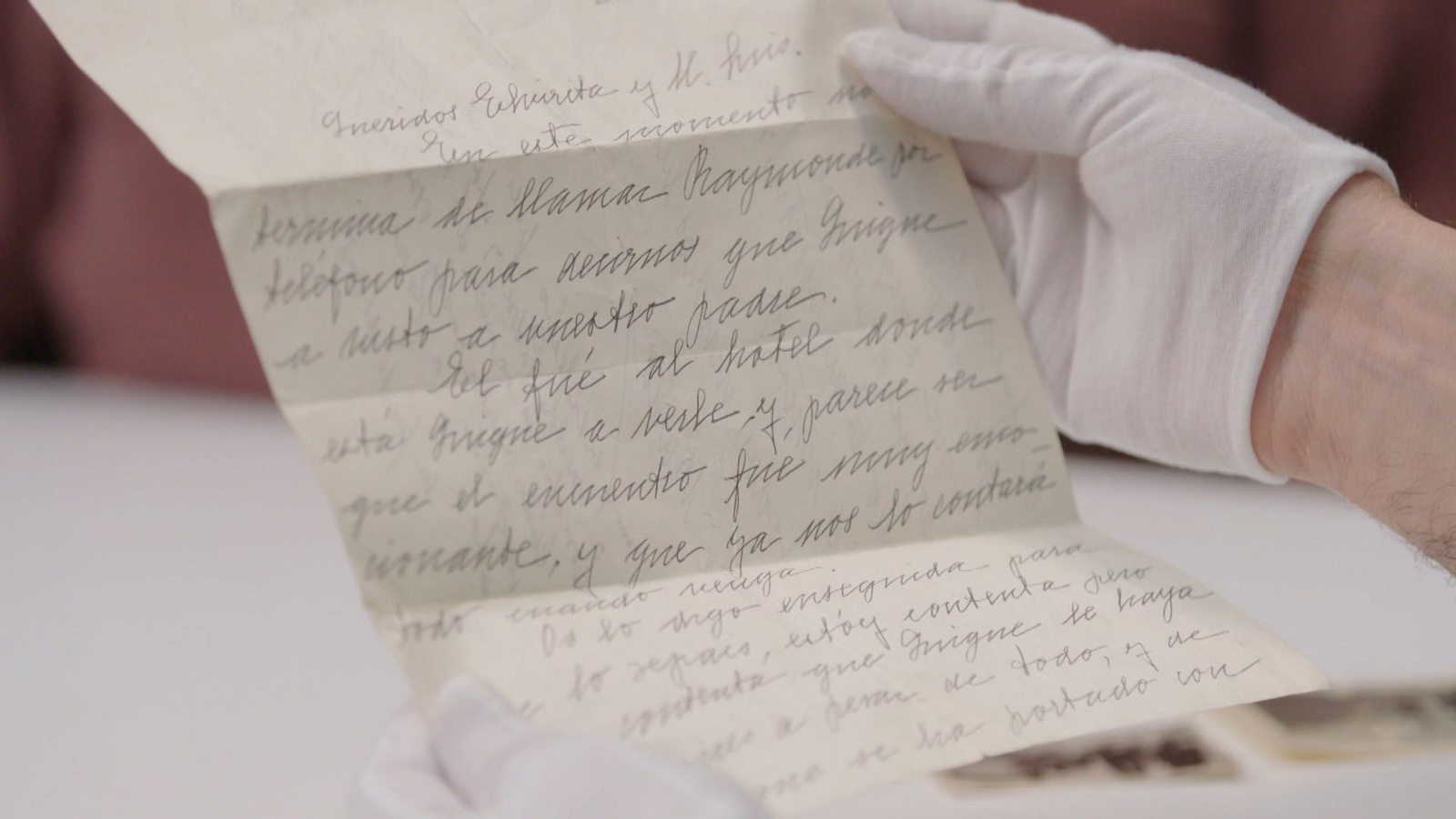 Carta escrita per María