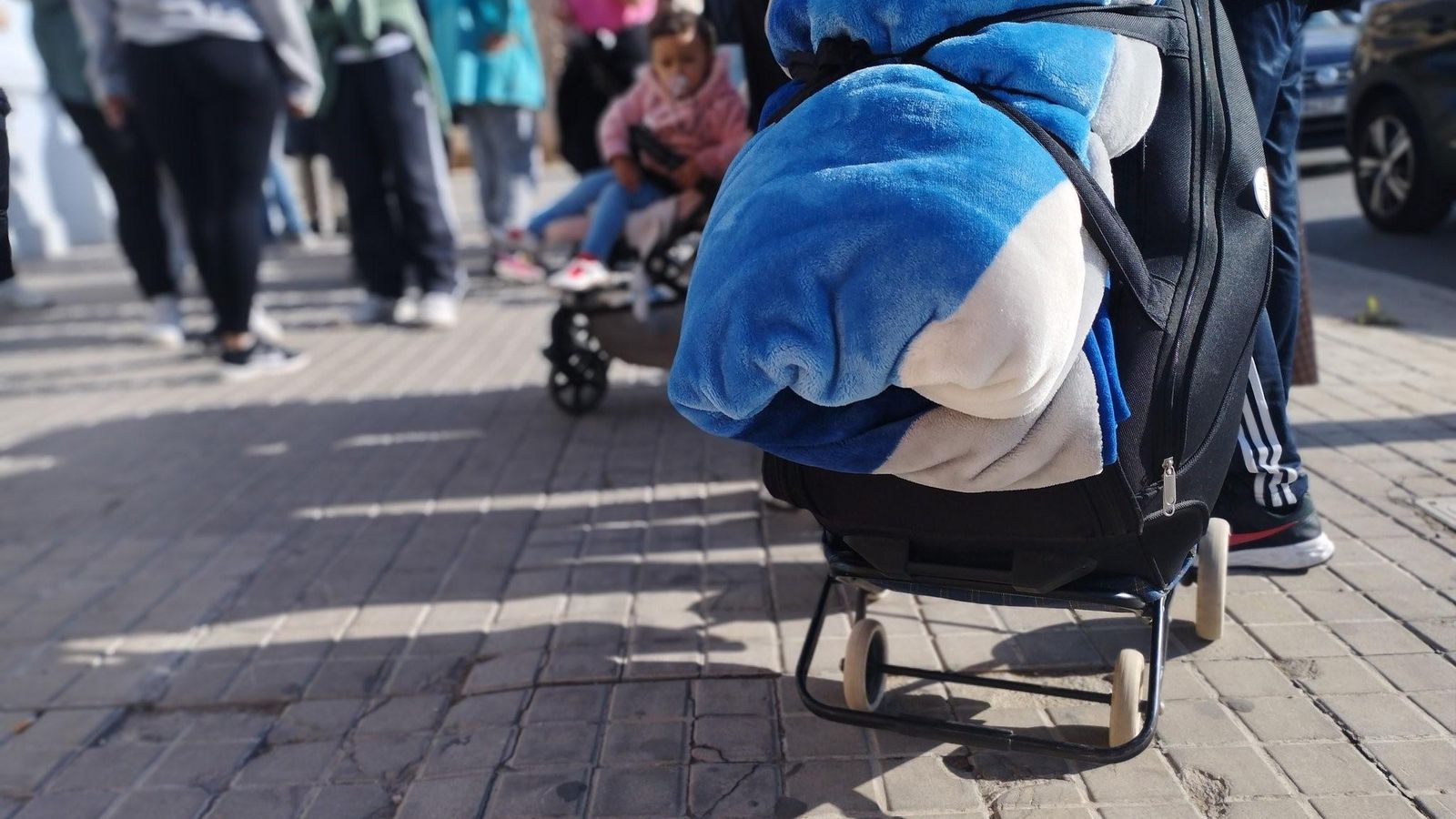 Imatge del desnonament executat este dimarts al barri dels Orriols de València