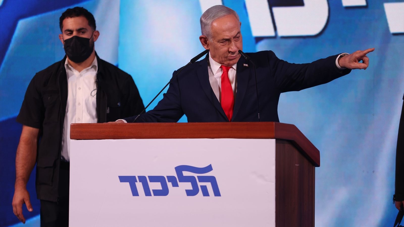Netanyahu parla als seguidors del Likud, després de les eleccions