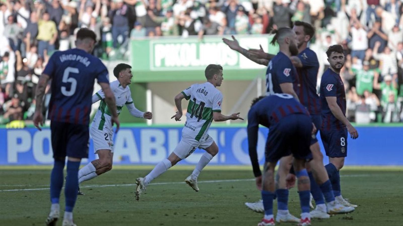 Febas ha encarrilat la novena victòria al Martínez Valero