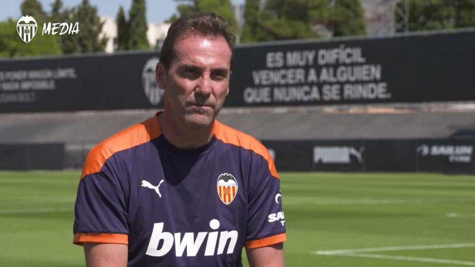 Pedro López Mateu, en una entrevista del club