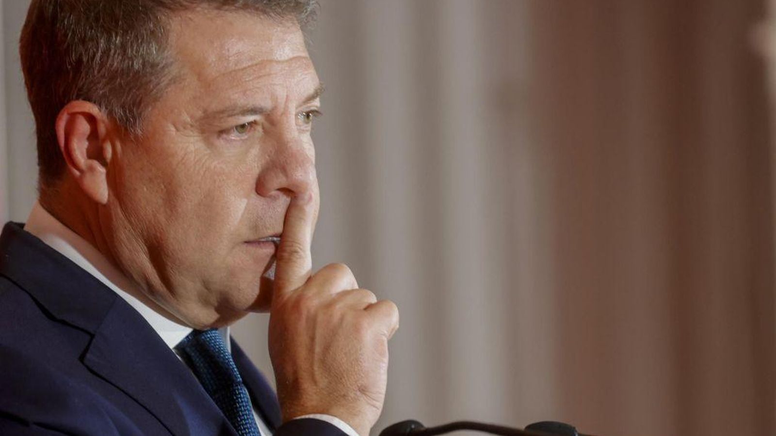 El president de Castella-la Manxa, Emiliano García-Page