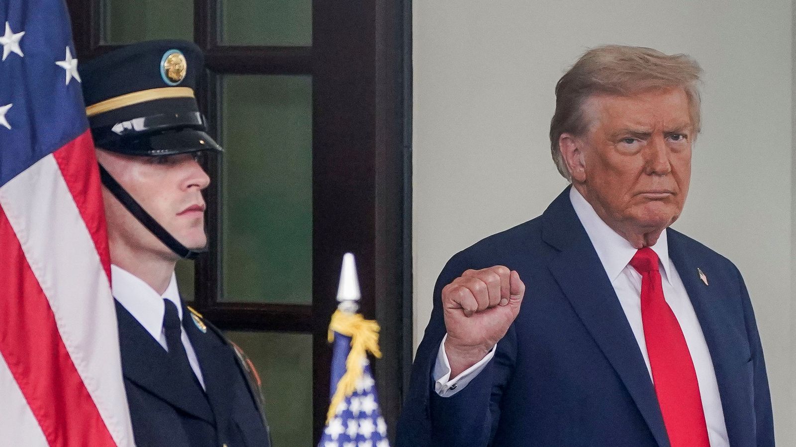 Trump, este dilluns abans de reunir-se amb el president ucraïnés, Volodímir Zelenski