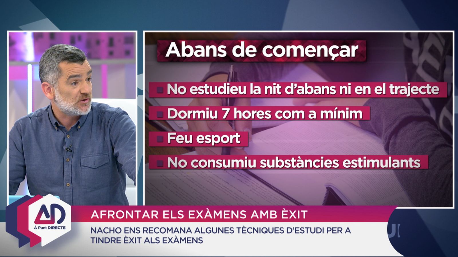 Com afrontar els exàmens amb èxit