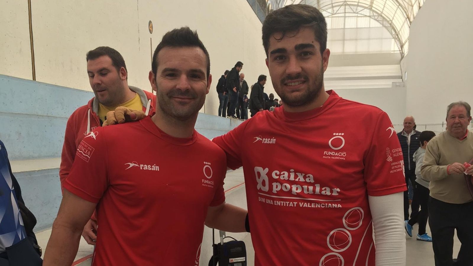 Gran festa de la pilota a Benidorm.