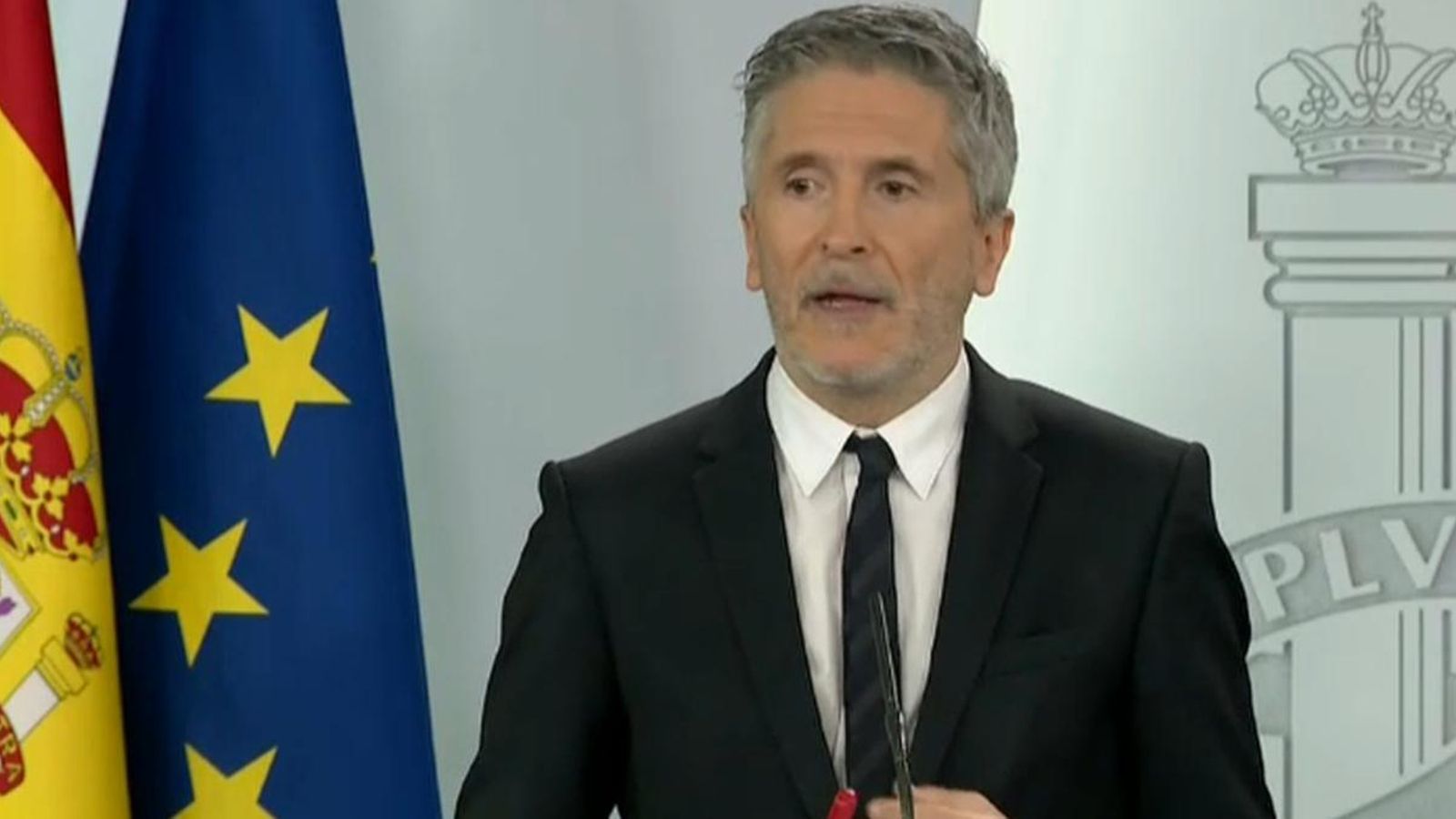 Imatge d'arxiu del ministre de l'Interior, Fernando Grande-Marlaska