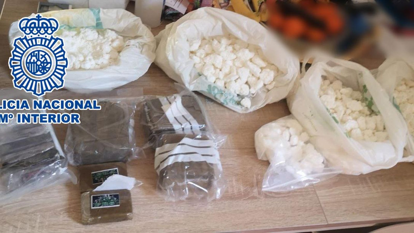 Droga intervinguda en l'operació policial