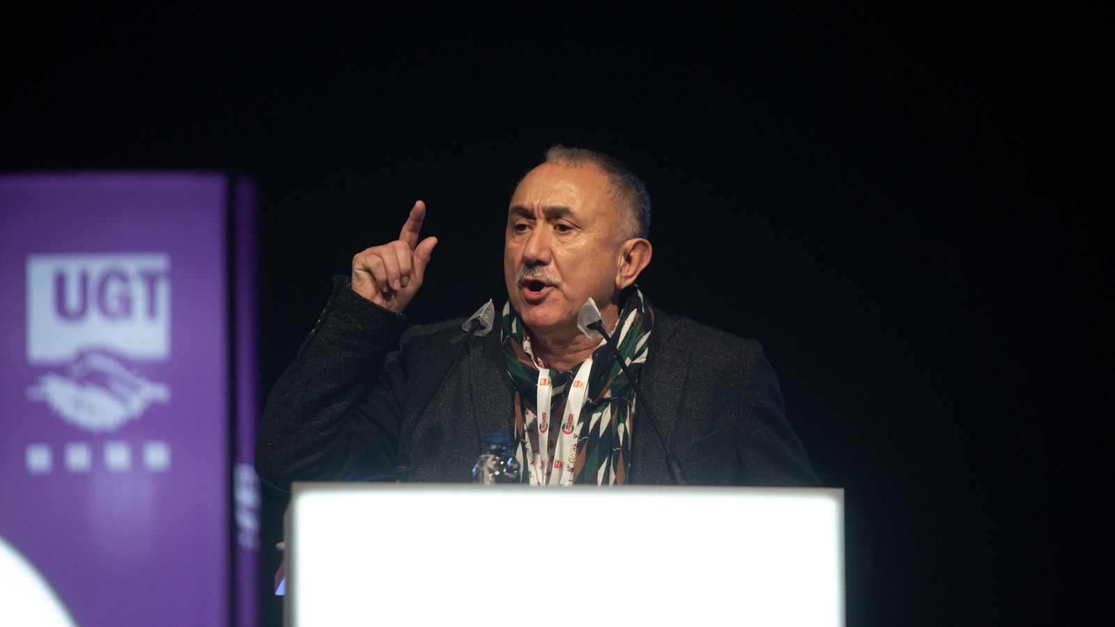 El secretari general d'UGT, Pepe Álvarez, en una imatge d'arxiu