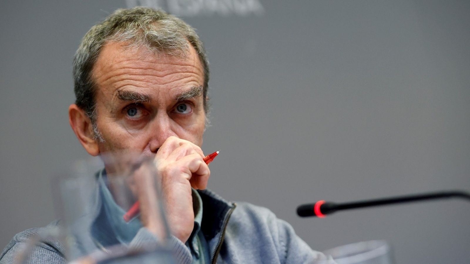 El director del Centre de Coordinació d'Alertes i Emergències Sanitàries, Fernando Simón, durant la roda de premsa d'aquest dijous