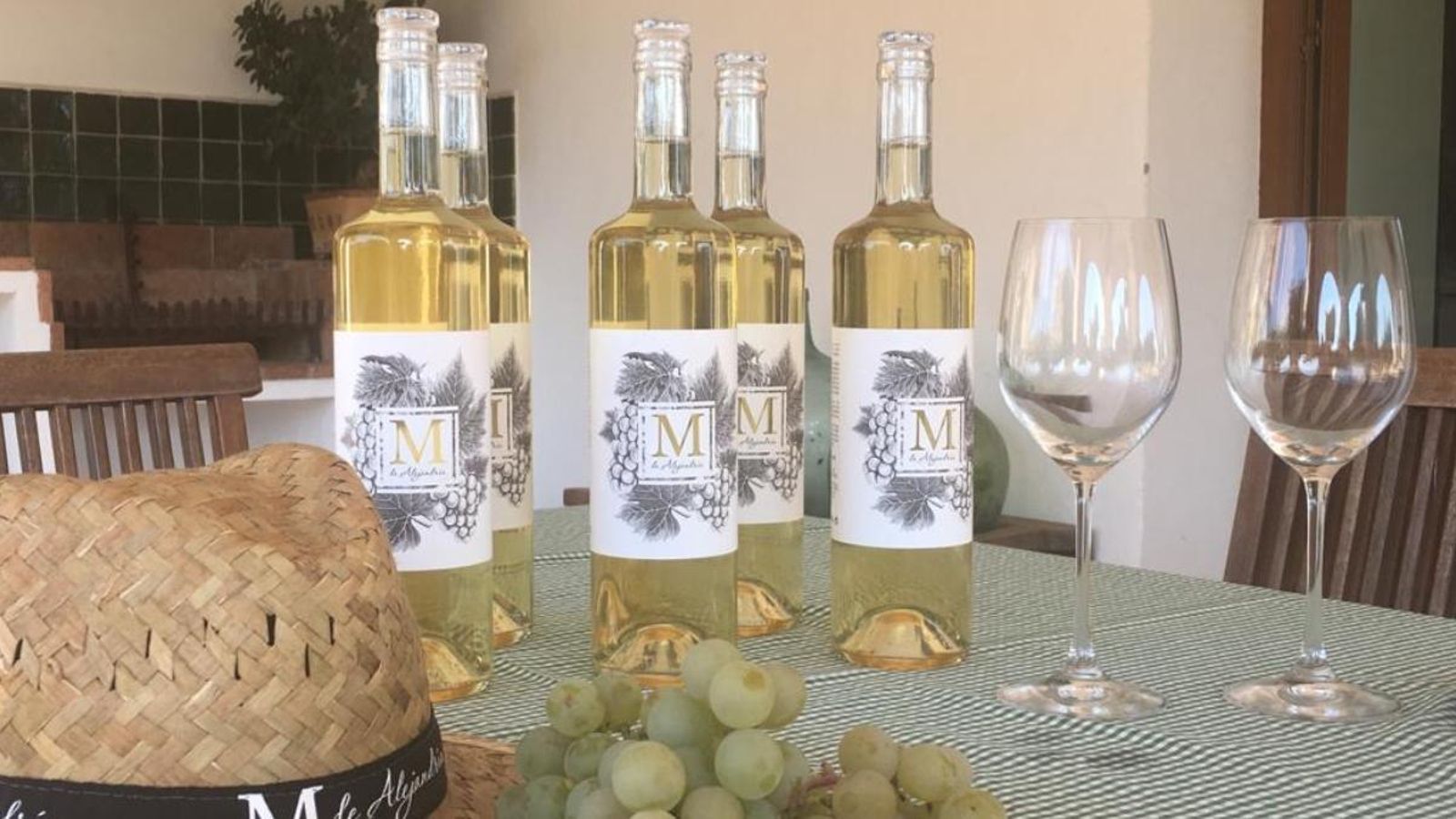 M de Alejandría, un vi de gel fet a Teulada