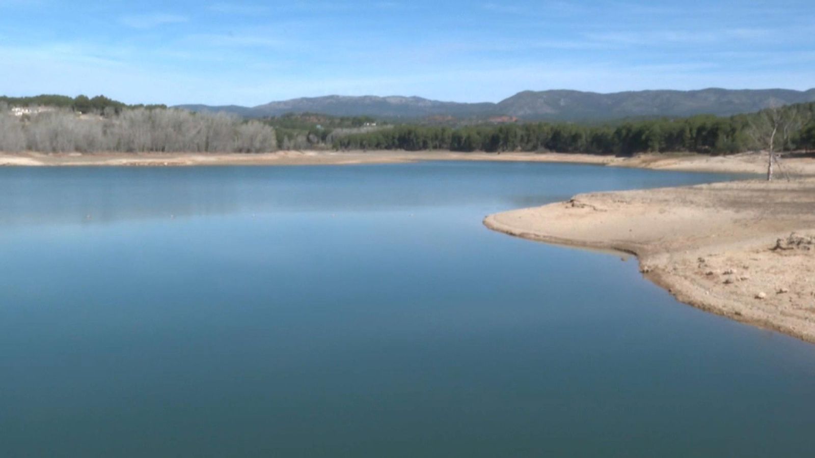 Vista de l'embassament del Regajo, aquest dimarts