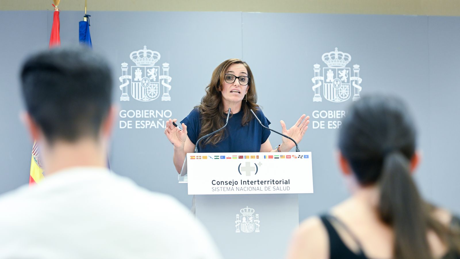 La ministra de Sanitat, Mónica García, en una imatge recent