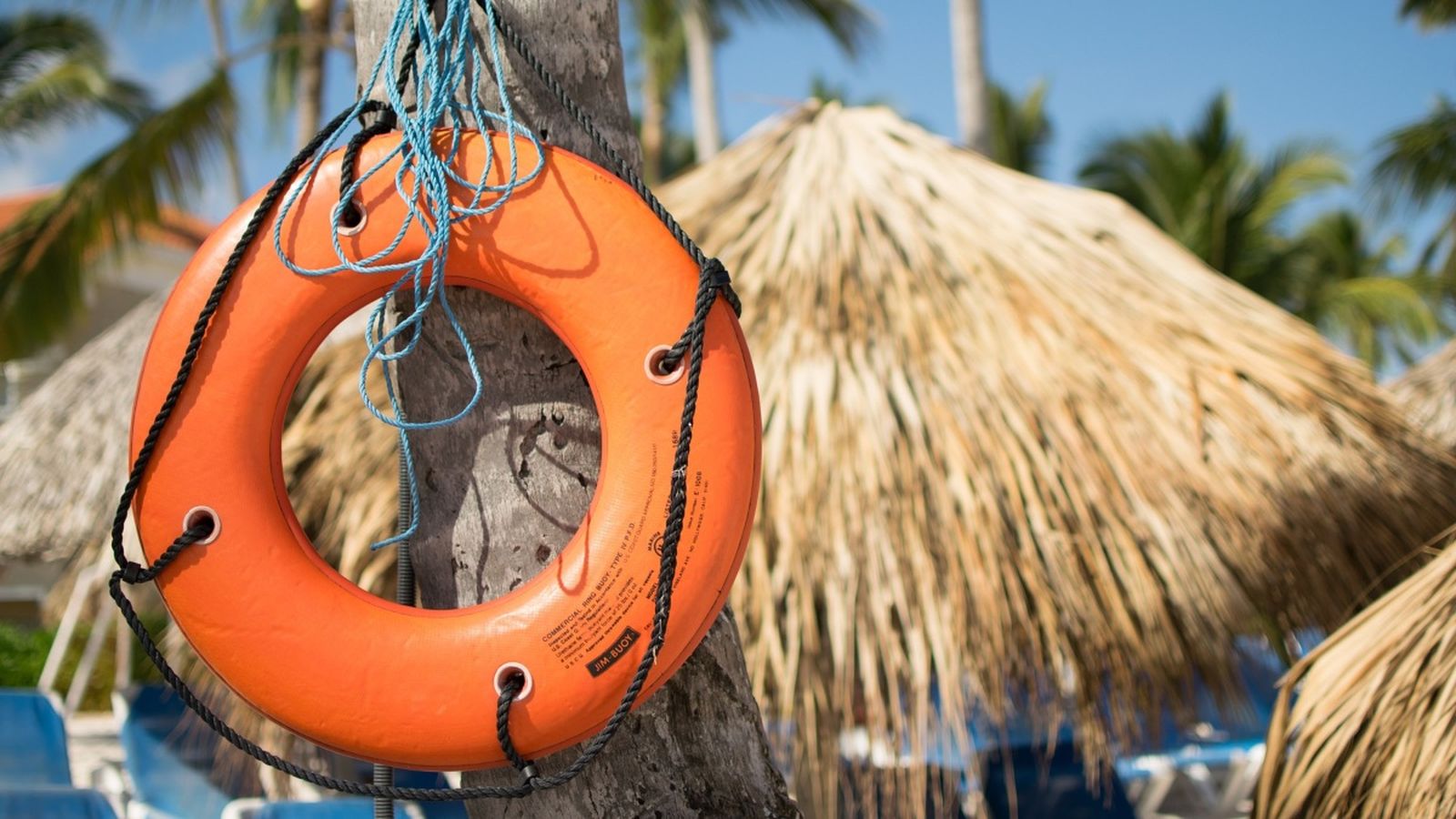 Un flotador salvavides en una imatge d'arxiu