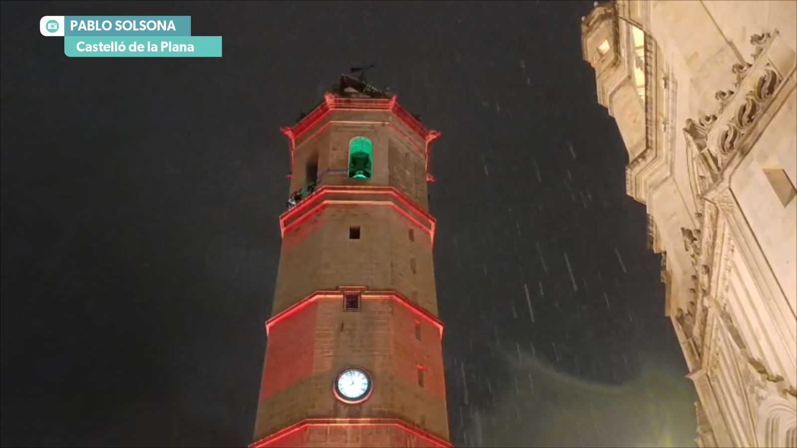 Dissabte pluges generals a Castelló, amb ruixats dispersos a la resta