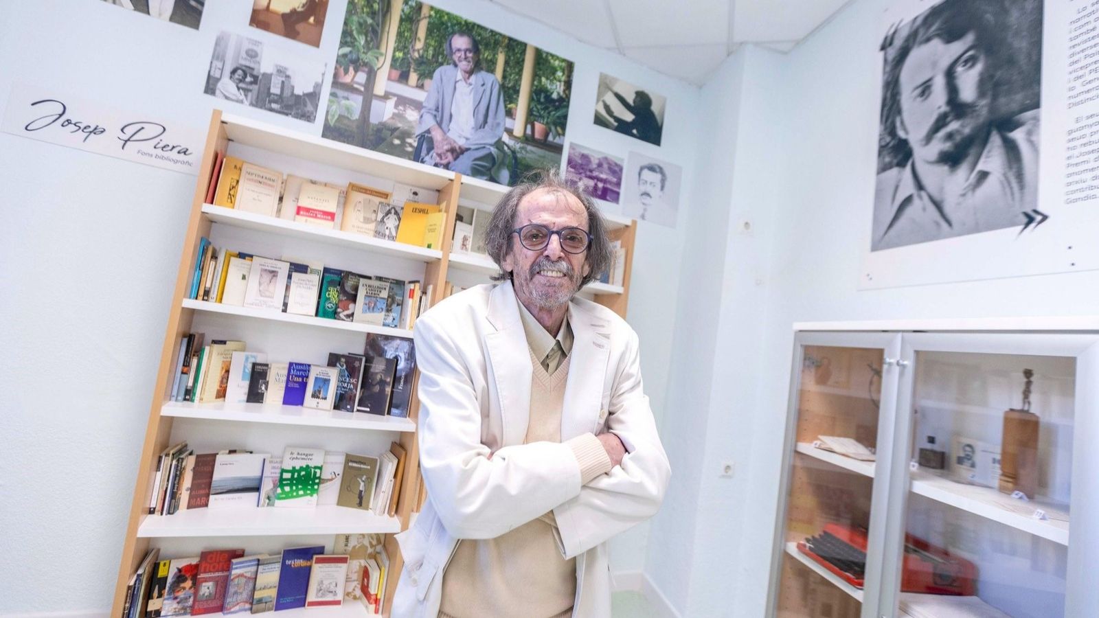 L'escriptor gandienc Josep Piera, en una imatge d'arxiu