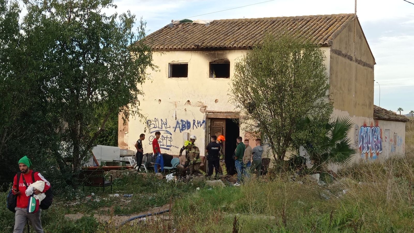 L'habitatge ha sigut precintat i els set residents, desallotjats