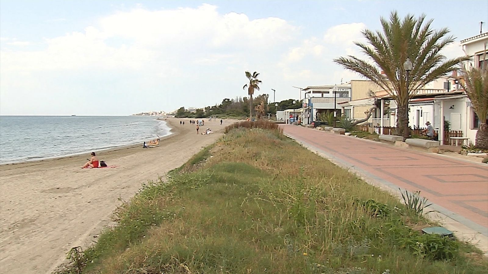 Zona perjudicada del poblat de la Torre la Sal on estan ubicades les cases