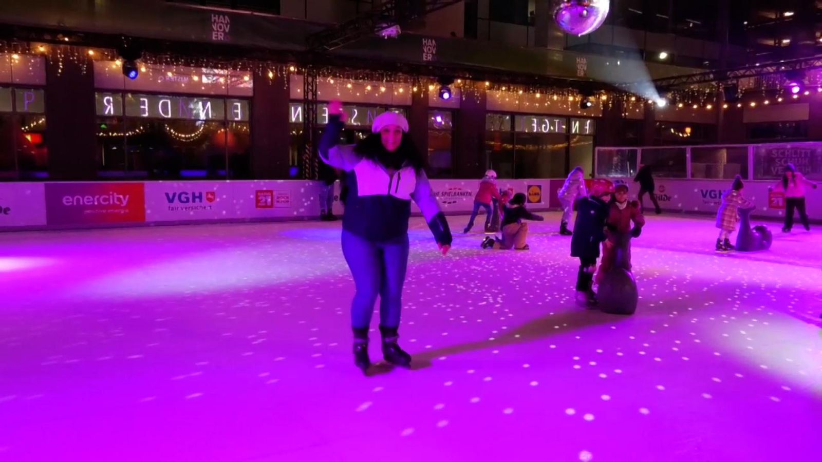 Patinem sobre gel a la preciosa Hannover