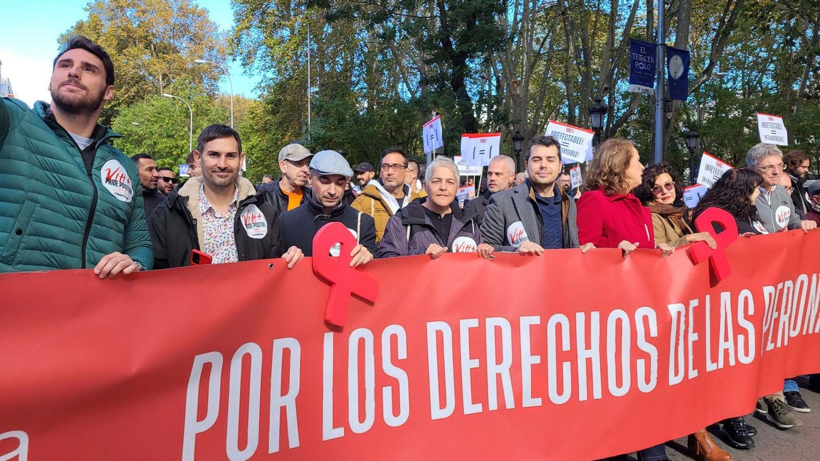 La primera Marxa Positiva ha comptat amb representació valenciana en els carrers de Madrid