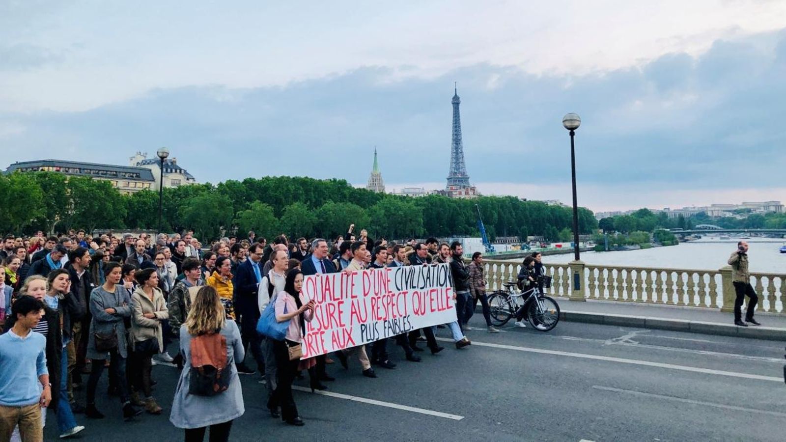 Manifestació per Vincent Lambert a França