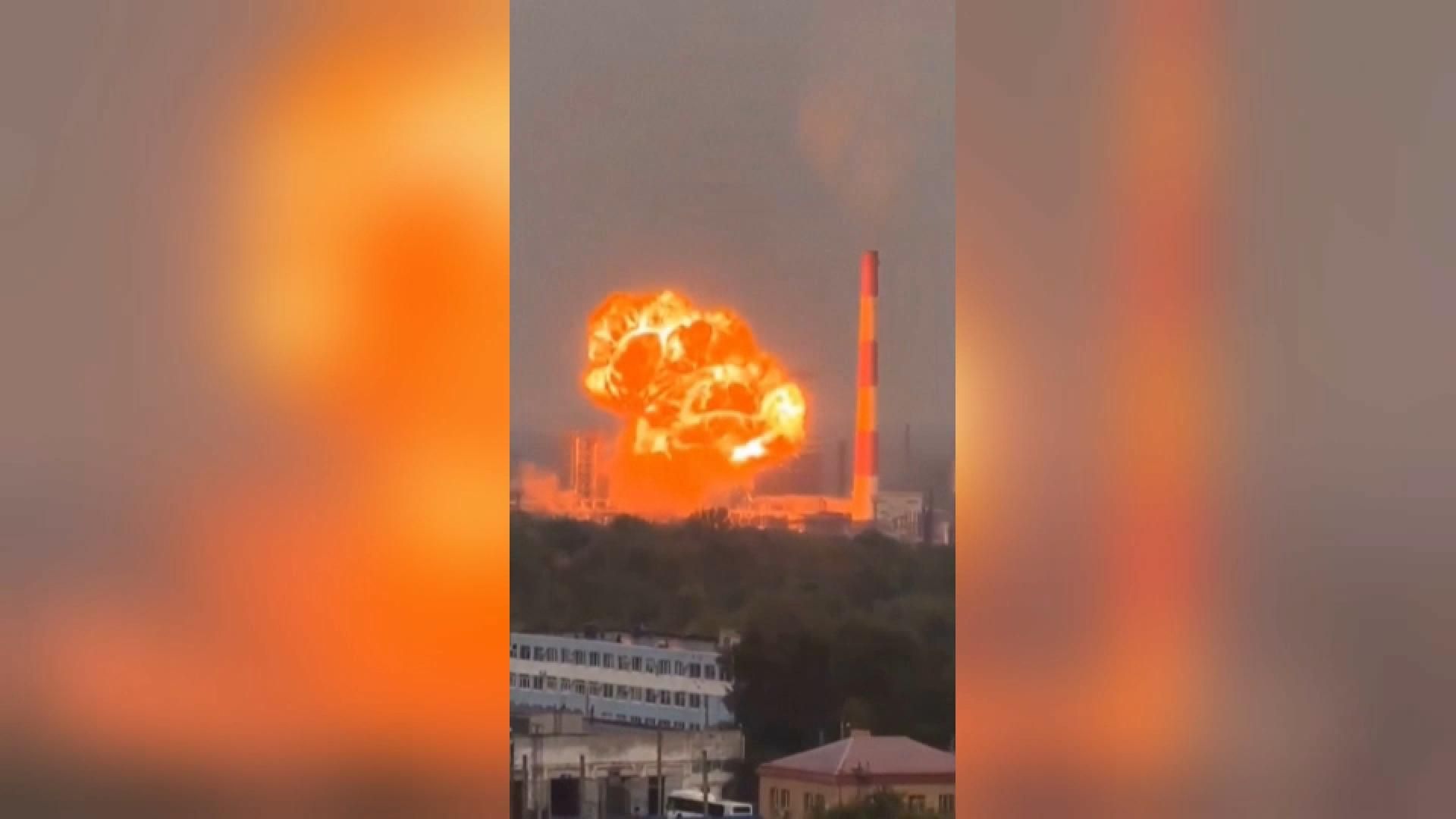 Explosió d'un dipòsit de petròli a Rússia