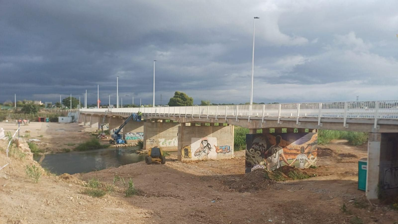 Pont reconstruït a Riba-roja