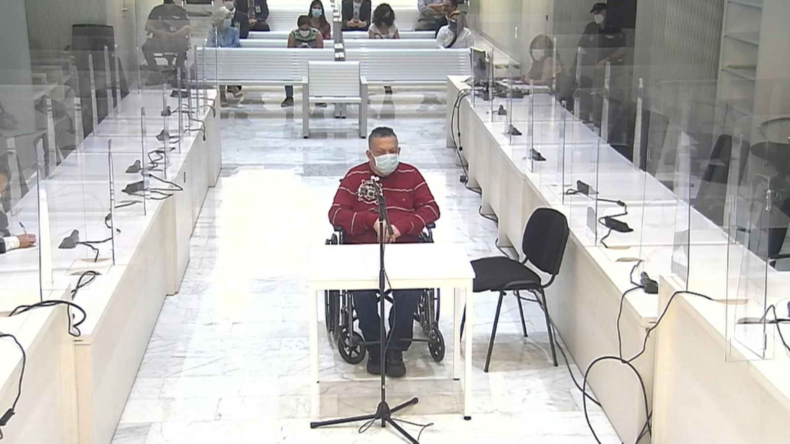 L'excoronel i exviceministre de Seguretat Pública d'El Salvador, Innocente Orlando Montano, compareix davant l'Audiència Nacional