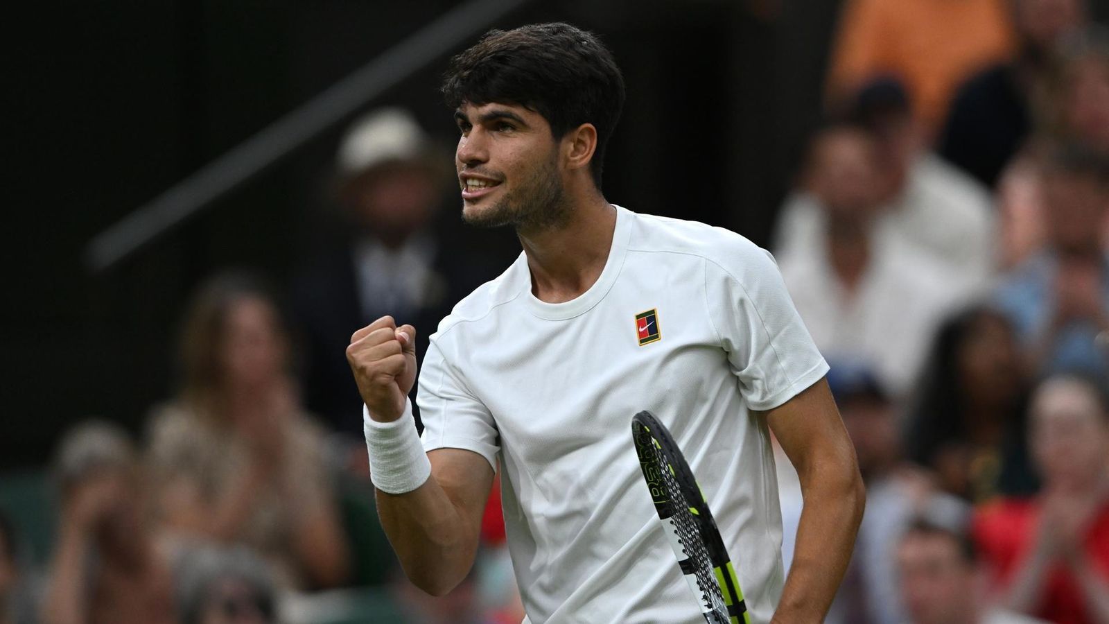 Alcaraz celebra un punt