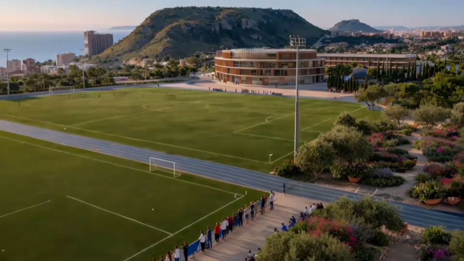 Imatge del projecte de la nova ciutat esportiva de l'Hèrcules