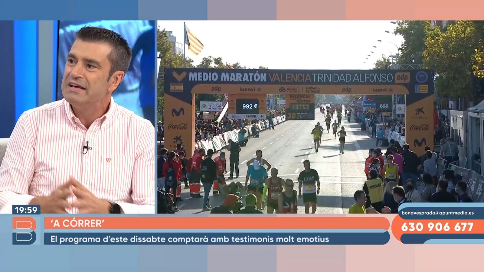21.10.2022 | Vivim els moments previs a la Mitja Marató de València