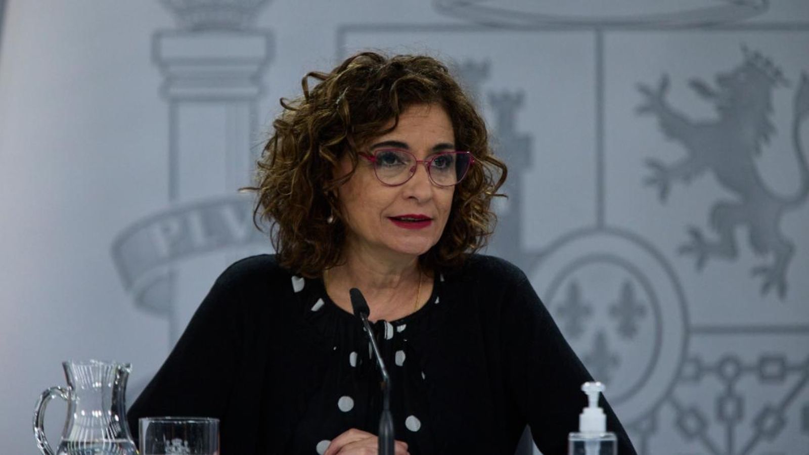 Montero, aquest dimarts, en roda de premsa