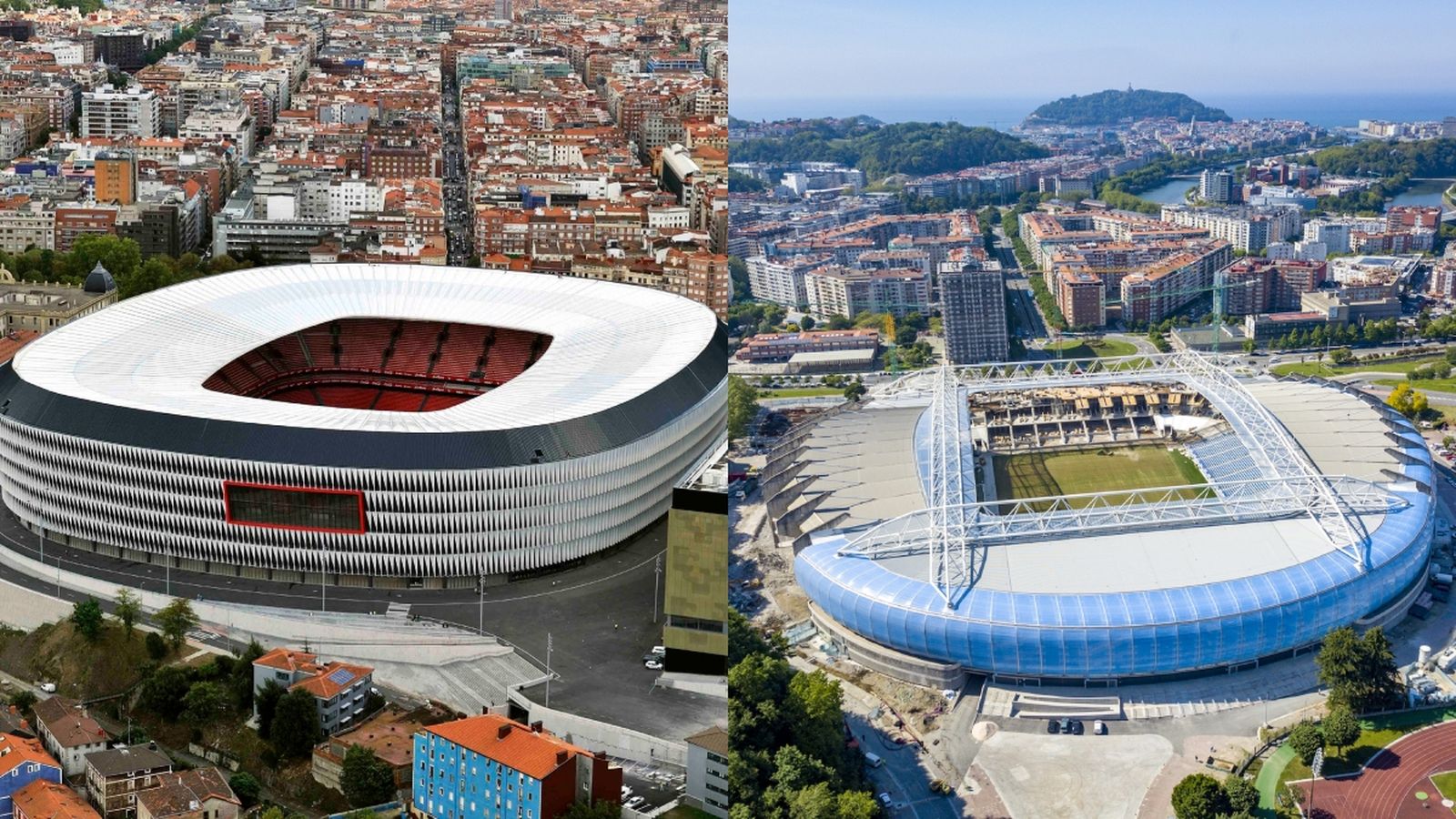 Estadi de San Mamés i d'Anoeta