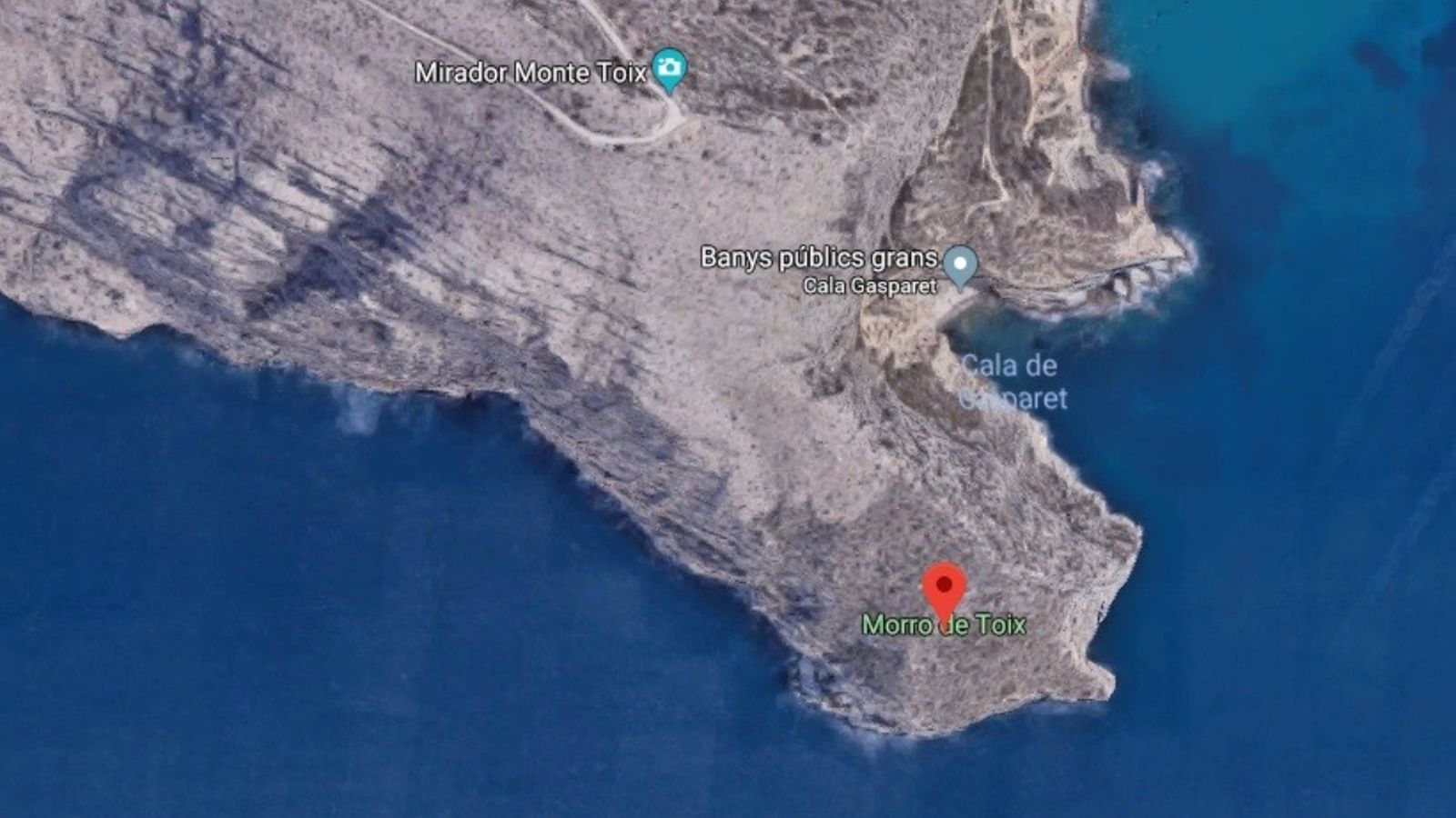 Mor un escalador d\'uns 55 anys a la serra de Toix, a Calp