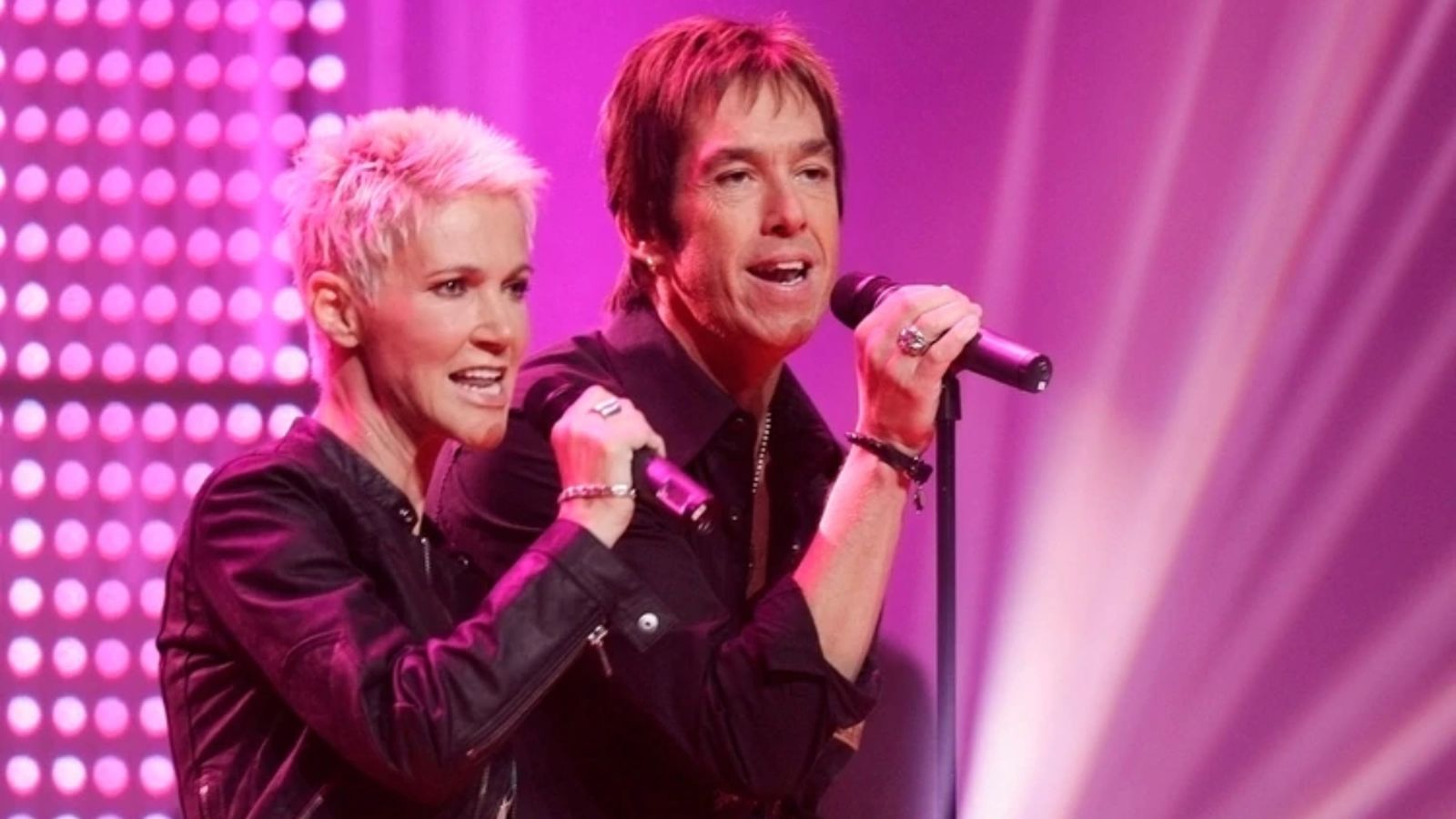 Marie Fredriksson i Per Gessle, de Roxette, en una imatge d'arxiu