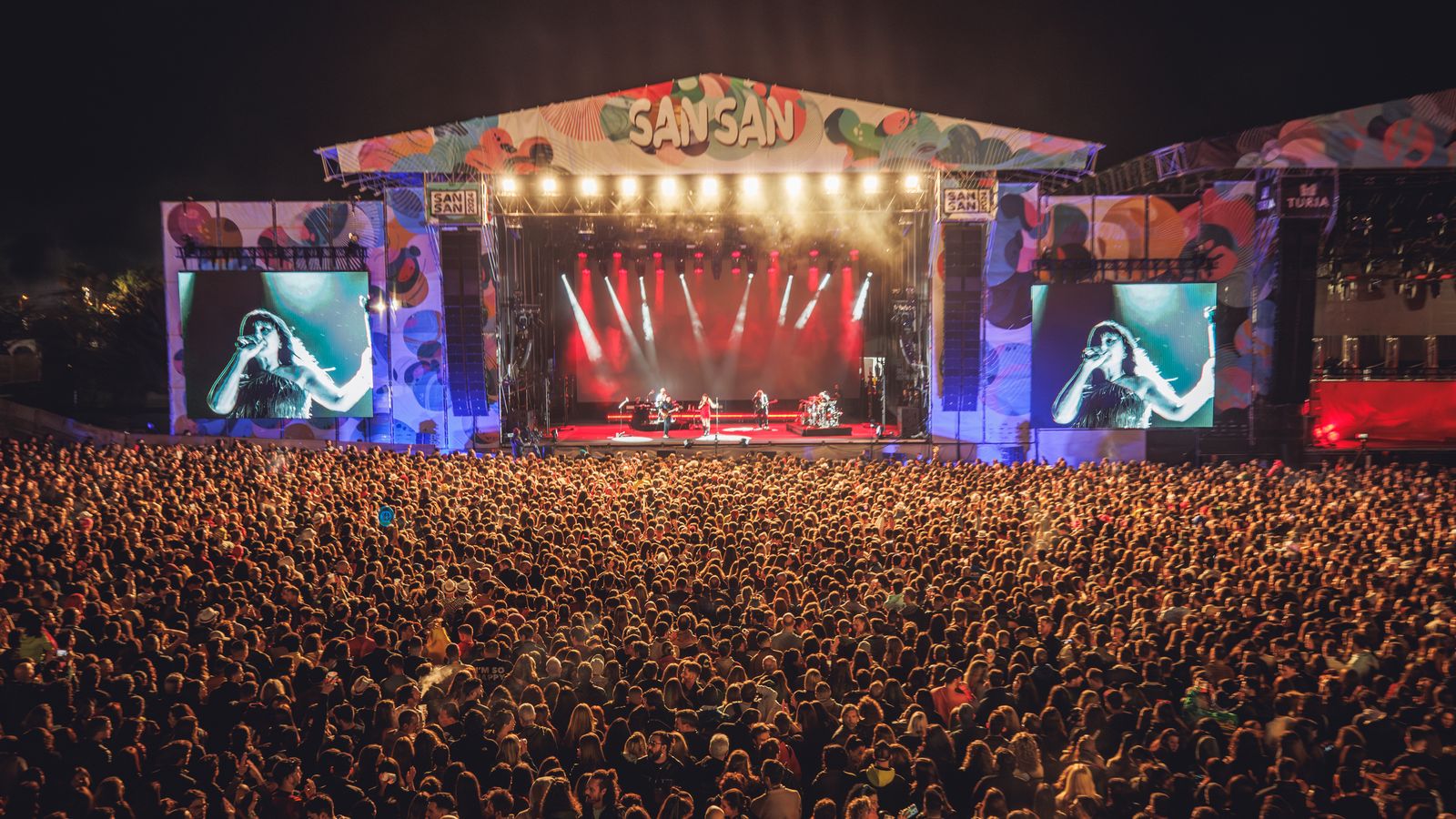 L'escenari central del festival en la passada edició del SanSan