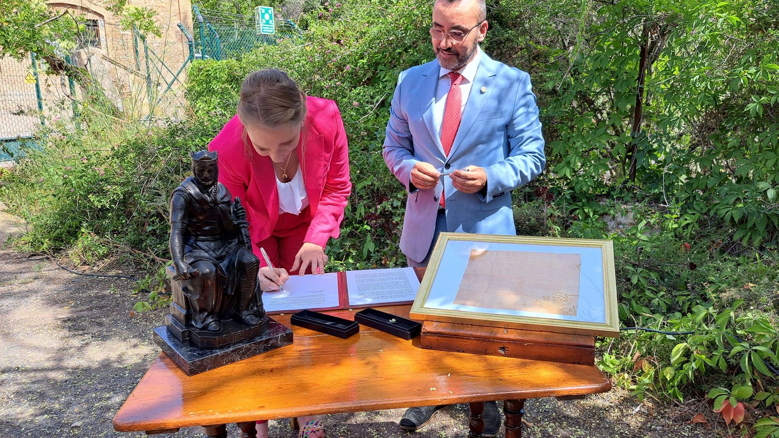 Benlloch (PSPV) i Fajardo (Compromís) signen el pacte de govern a Vila-real