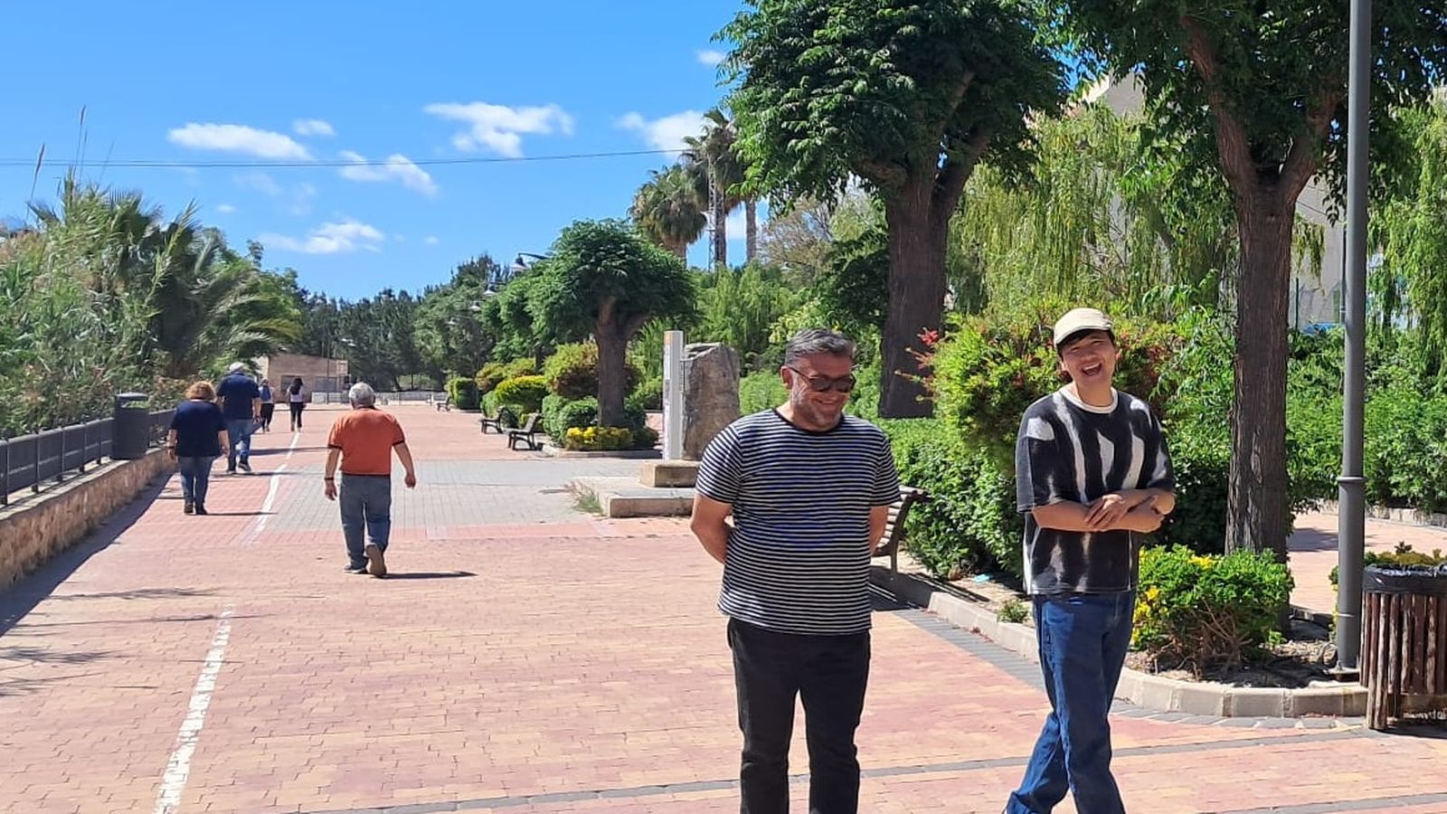 Hu Zhao visita l'oasi morisc a Múrcia