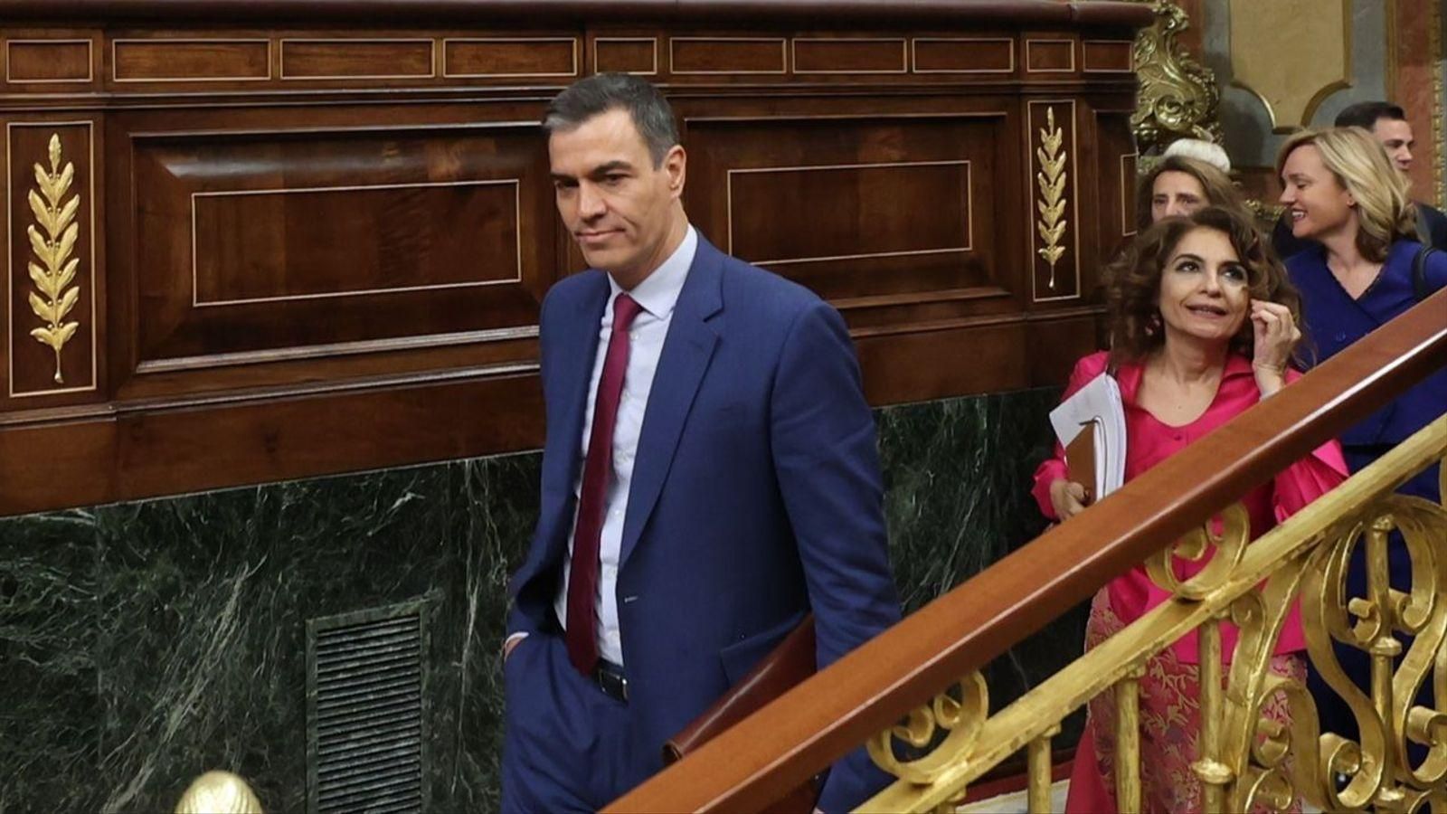 Pedro Sánchez, este dimecres al Congrés