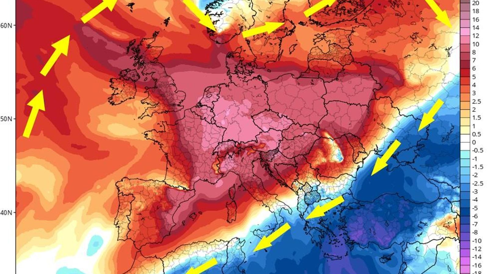Anomalia positiva de les temperatures
