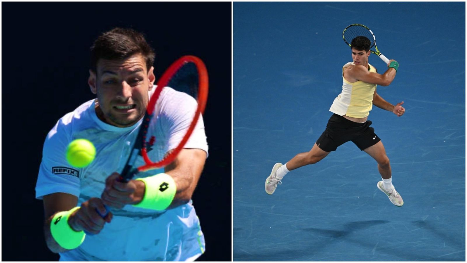 Bernabé Zapata i Carlos Alcaraz