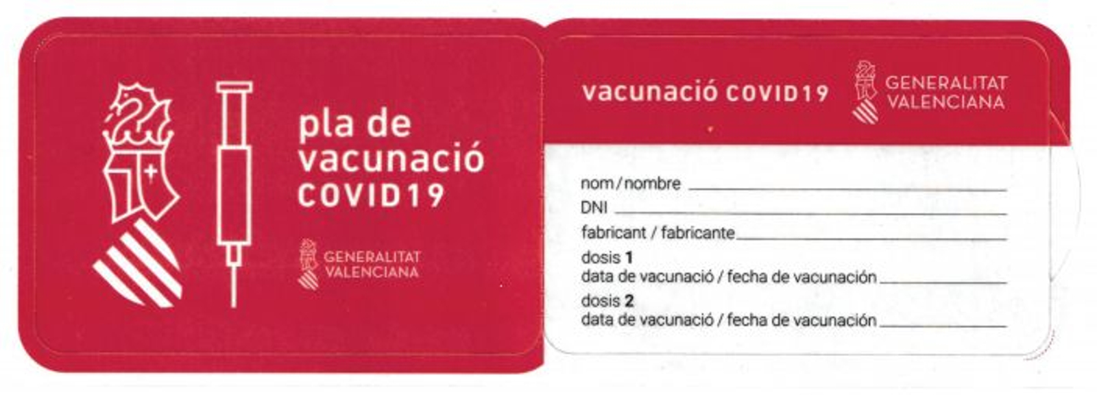 Carnet de vacunació informatiu
