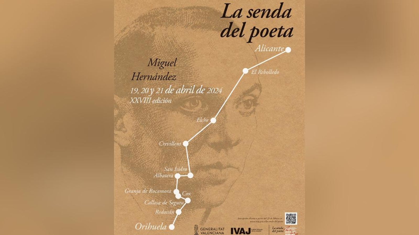El cartell de la XXVIII edició de la Senda del Poeta
