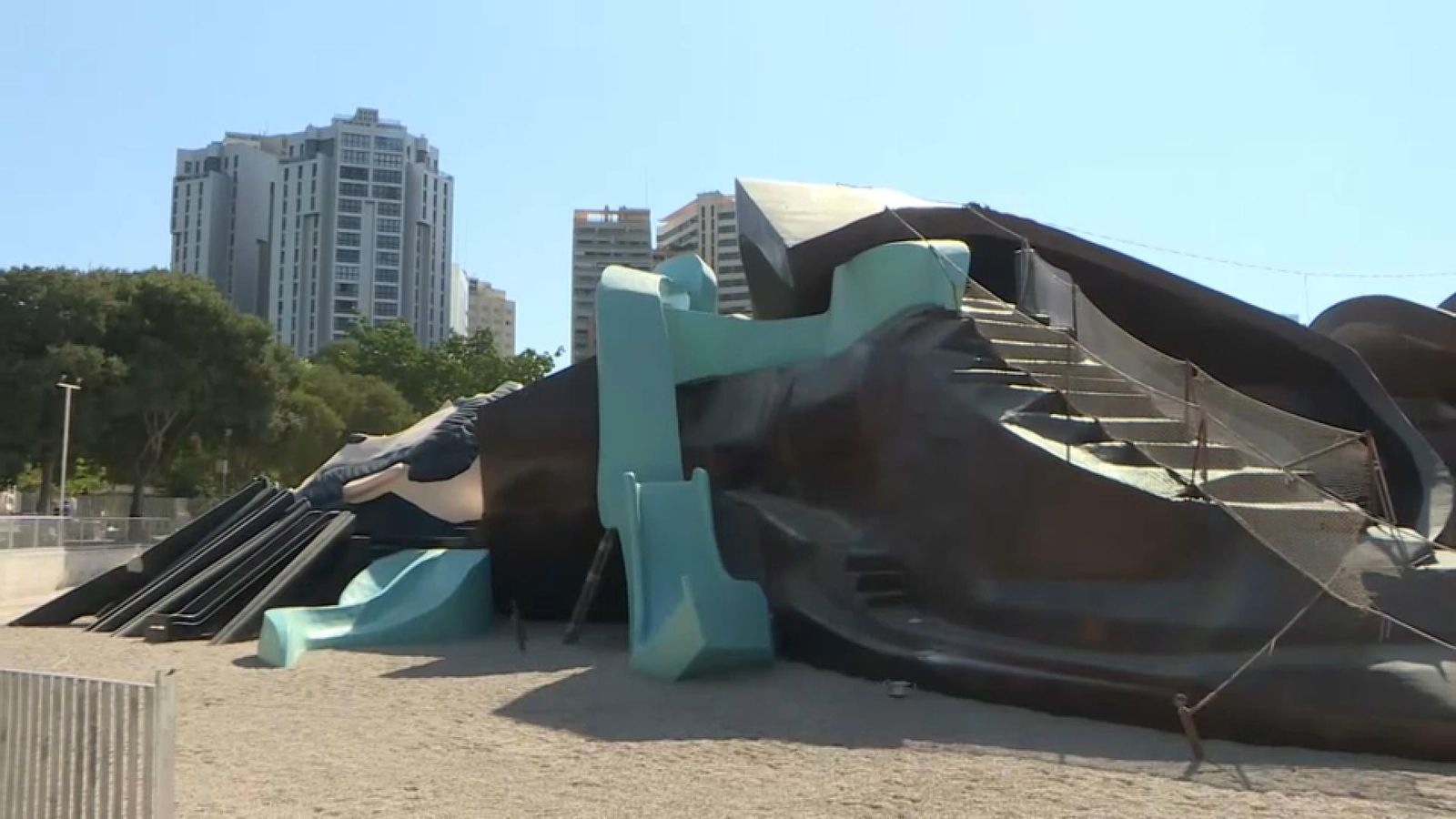 Detall del gegant del Gulliver