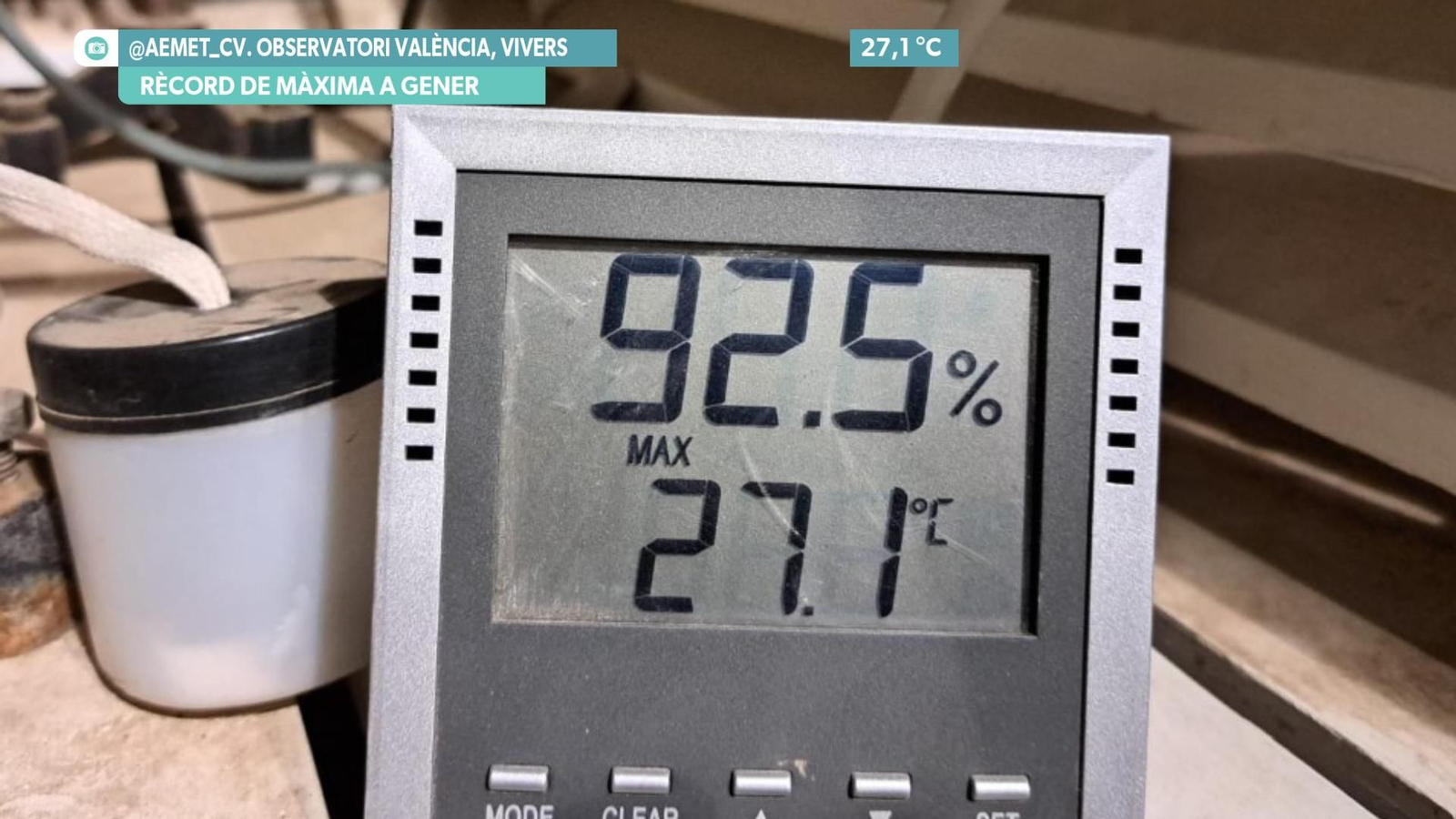 RÈCORD DE MÀXIMA EN GENERA A VALENCIA