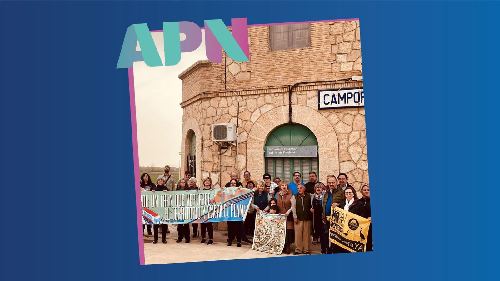 23.04.2025 | Camporrobles, quatre anys sense tren i de reivindicacions perquè torne