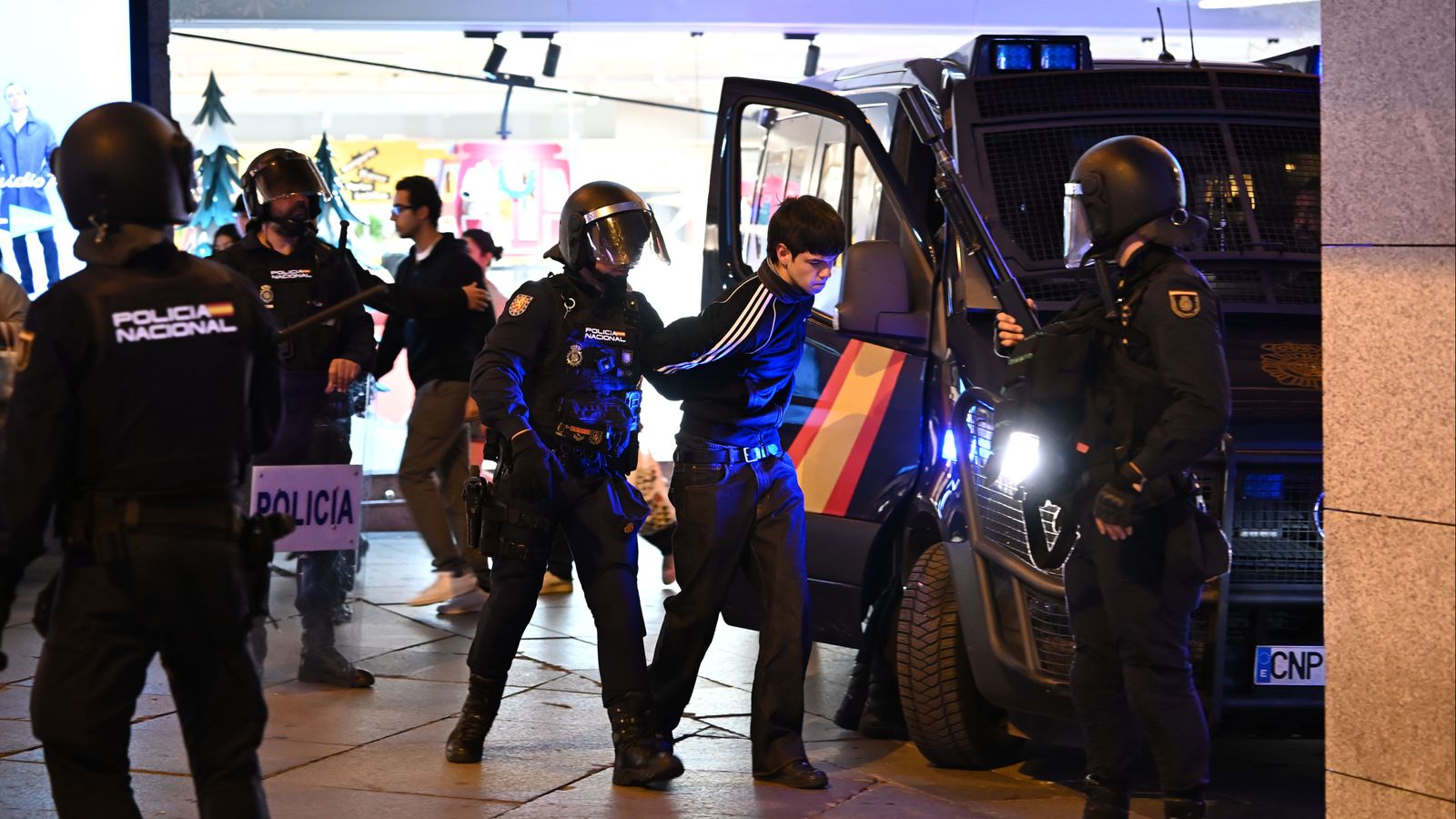 Detenció a la Puerta del Sol