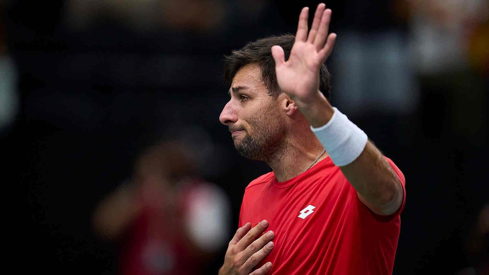 El tenista Bernabé Zapata