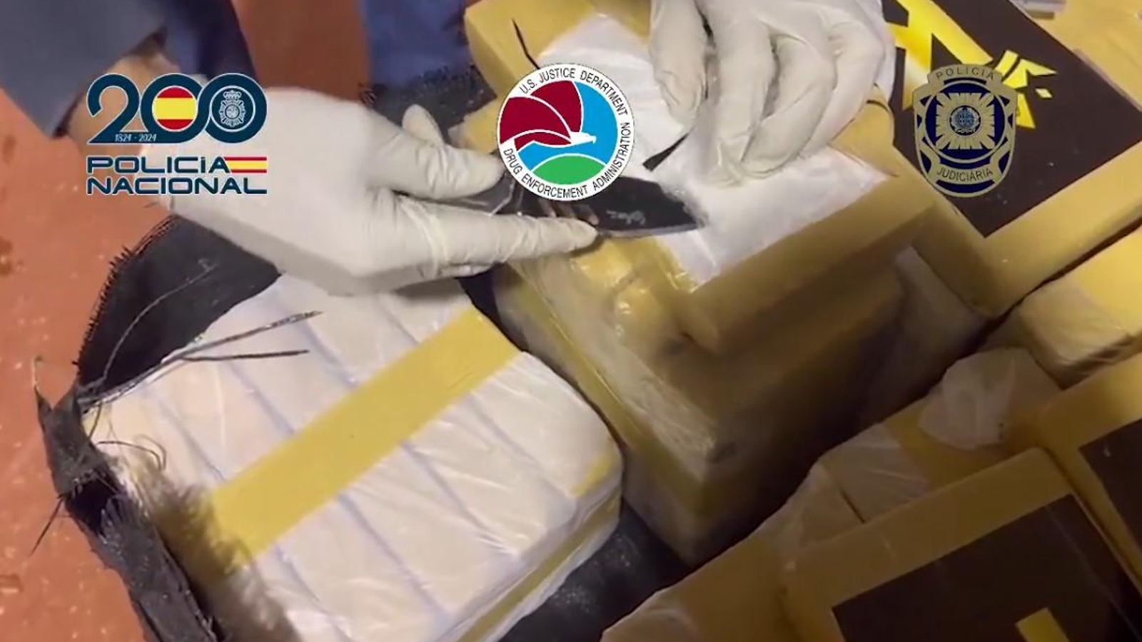 Paquets amb cocaïna